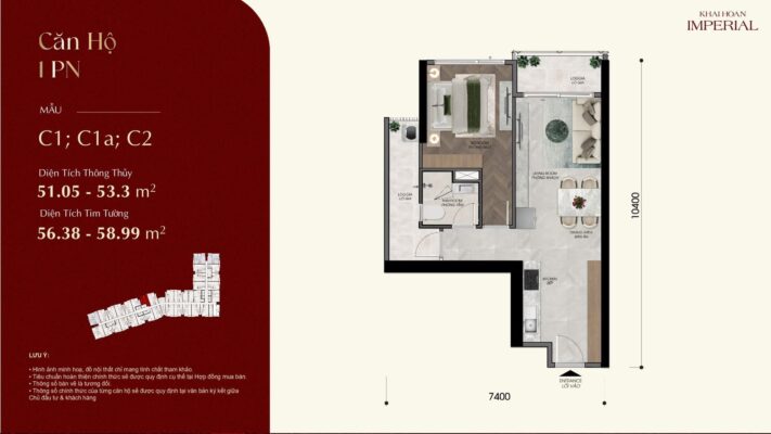 layout can ho 1pn khai hoan imperial binh duong
