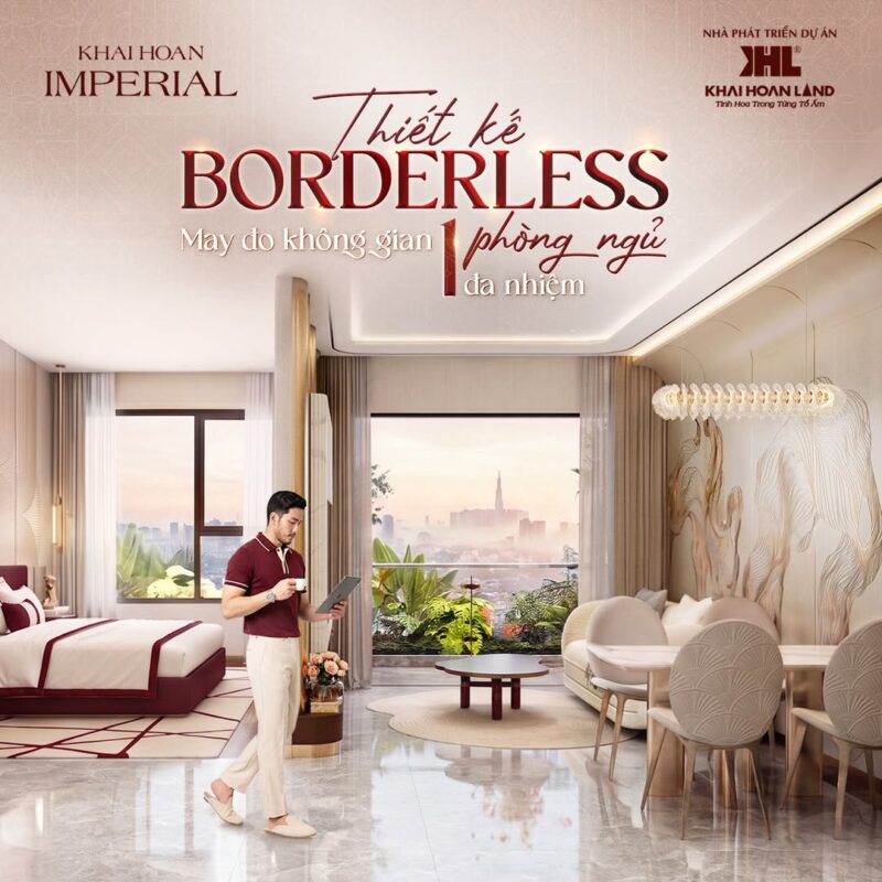 thiet ke khong gian 1 phong ngu khai hoan imperial