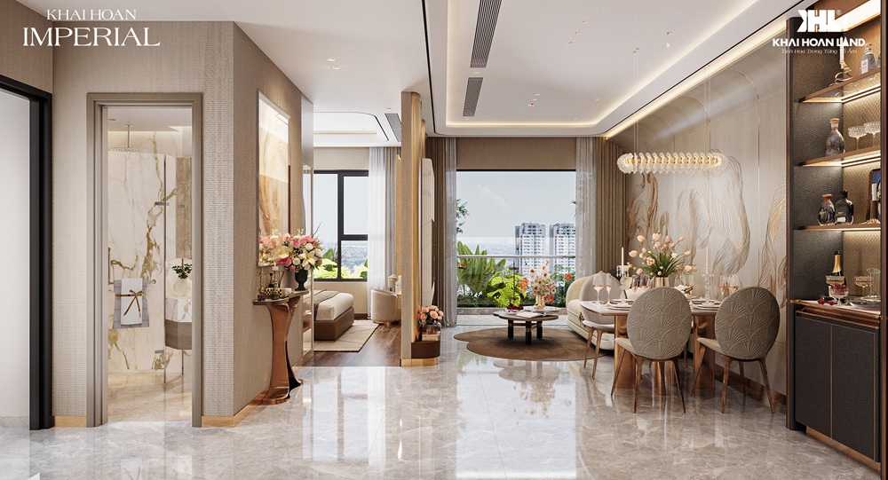 Bảng hòa tấu màu sắc đỉnh cao tại không gian sống và kiến trúc Khải Hoàn Imperial