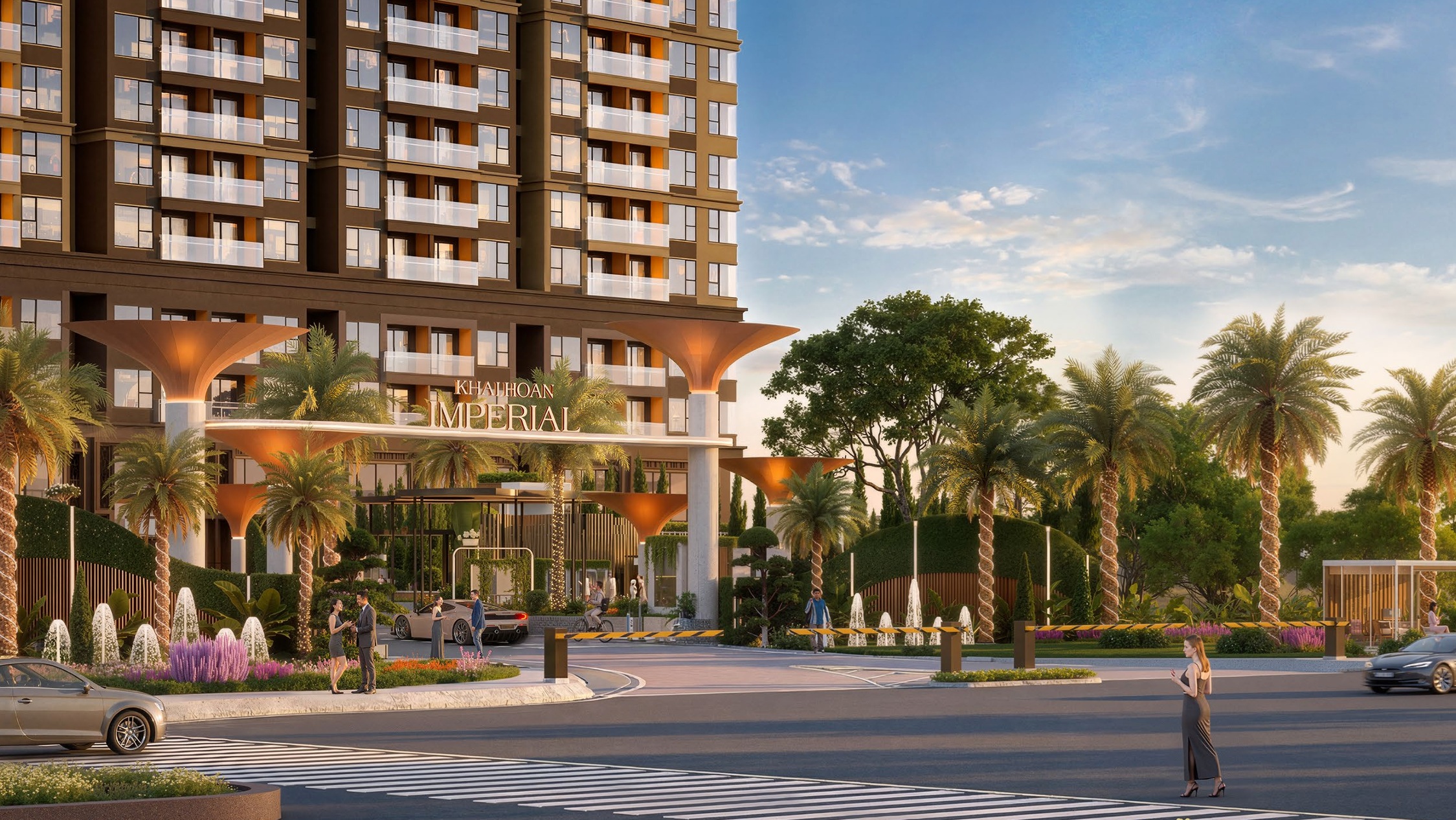 Quy mô và tiêu chuẩn hạng sang của chung cư Khải Hoàn Imperial 5 Hệ thống 3 tầng hầm đỗ xe quy mô lớn tại chung cư Khải Hoàn Imperial