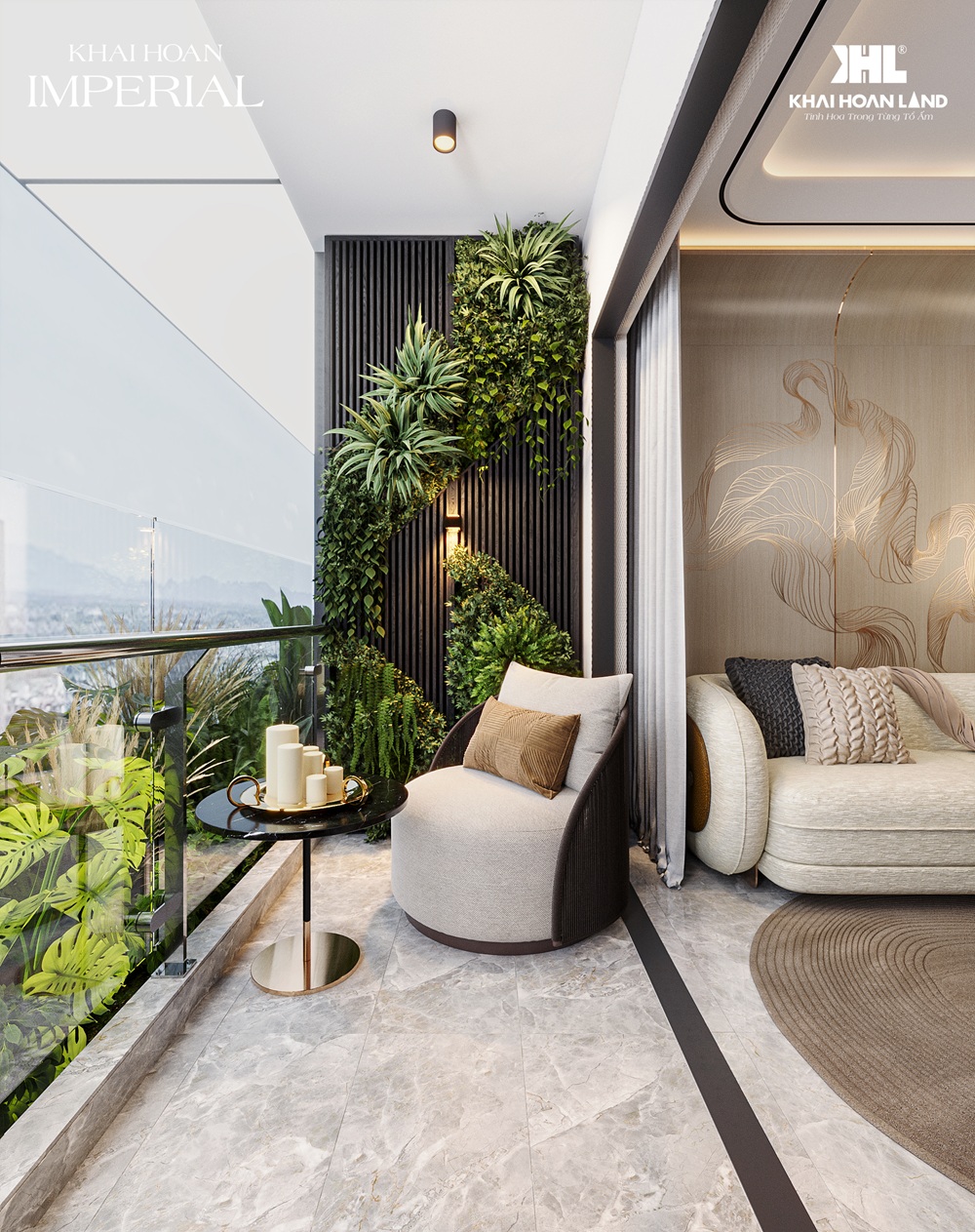 Thiết kế mặt bằng diện tích duplex Khải Hoàn Imperial tối ưu mảng xanh sân vườn