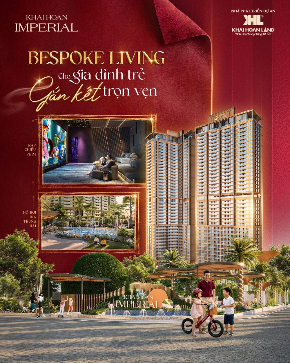 Bespoke Living cho gia đình trẻ tại Khải Hoàn Imperial 2 Chọn từ menu hay kiến tạo từ bản sắc, ranh giới giữa căn hộ thường và Bespoke Living