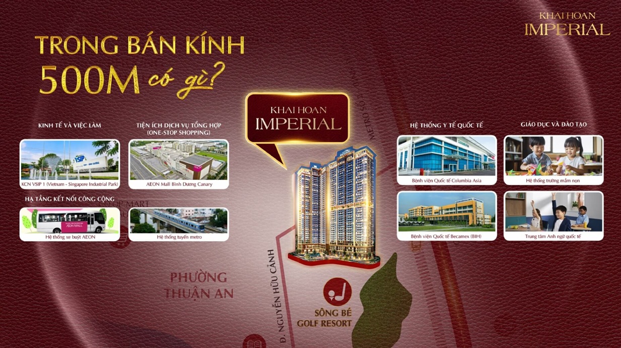 Khu vực quanh dự án có hệ thống trường học đa dạng, hỗ trợ cho các bậc học tiếp theo sau mầm non