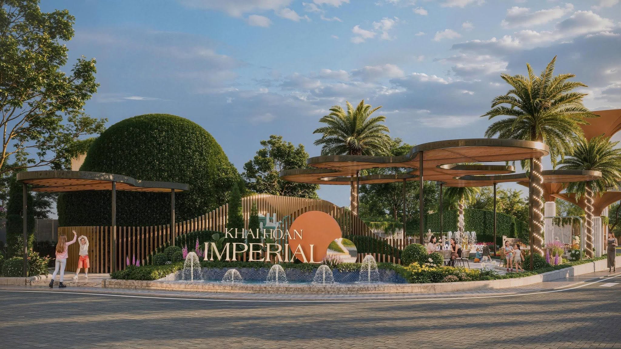 Công viên Khải Hoàn Imperial chiếm 30% diện tích toàn dự án 4 Mật độ xây dựng thấp giúp công viên Khải Hoàn Imperial có đủ diện tích cho cây xanh và lối đi dạo