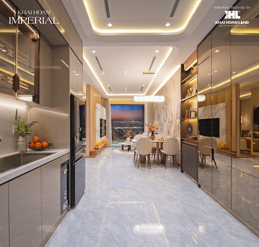 Thiết kế căn 1PN Khải Hoàn Imperial Diện Tích 51-53m2 3 Nội thất căn 1PN Khải Hoàn Imperial đến từ các thương hiệu cao cấp