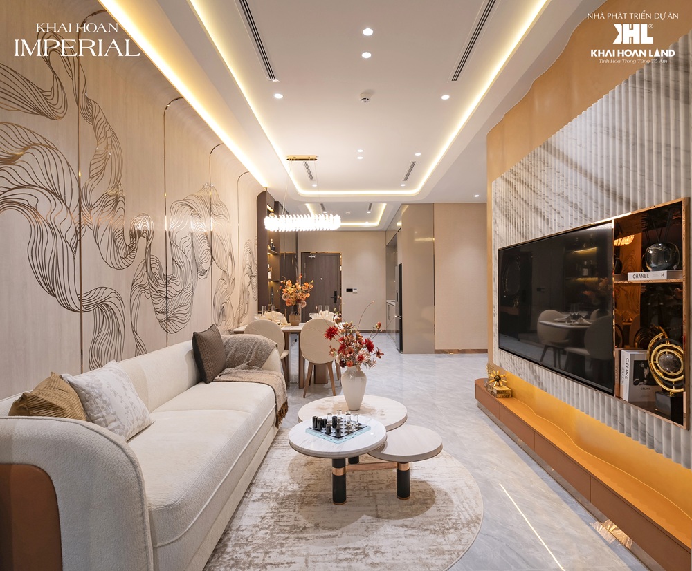 Nội thất căn hộ Bespoke Khải Hoàn Imperial được bàn giao hoàn thiện với các thương hiệu cao cấp quốc tế
