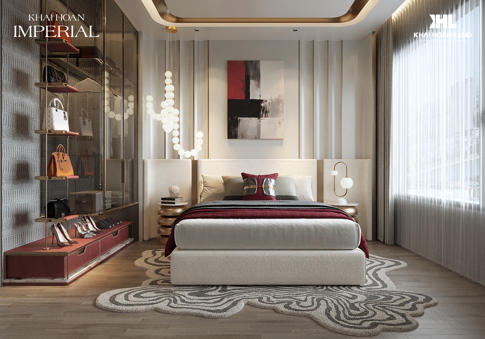 Đánh giá không gian căn 2PN Khải Hoàn Imperial 53-70m2 4 Toàn bộ căn 2PN Khải Hoàn Imperial đều được bàn giao hoàn thiện nội thất theo tiêu chuẩn hạng sang