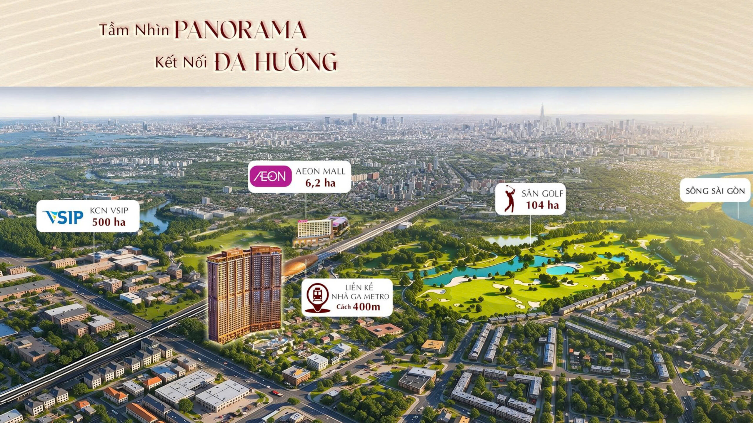  Địa thế tam cận độc bản là tâm điểm khơi nguồn vượng khí