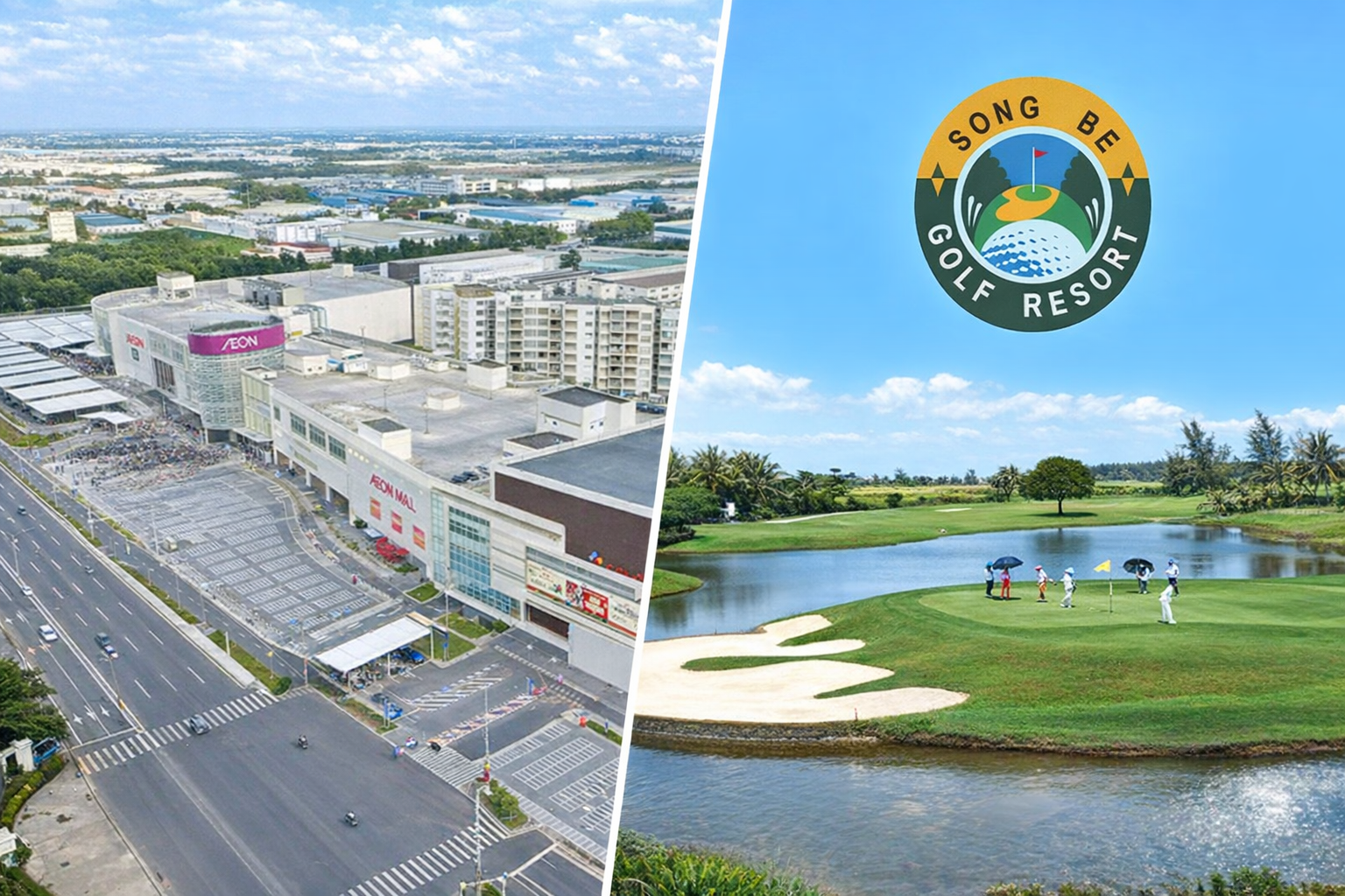 Khải Hoàn Imperial sân golf Sông Bé liền kề giúp cư dân tiết kiệm phần lớn thời gian di chuyển của một buổi chơi golf thông thường