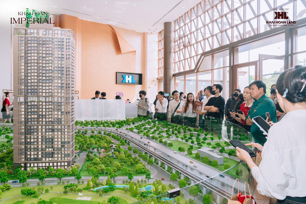 Khám phá vị trí nhà mẫu Khải Hoàn Imperial tại 32/01 Đại lộ Bình Dương
