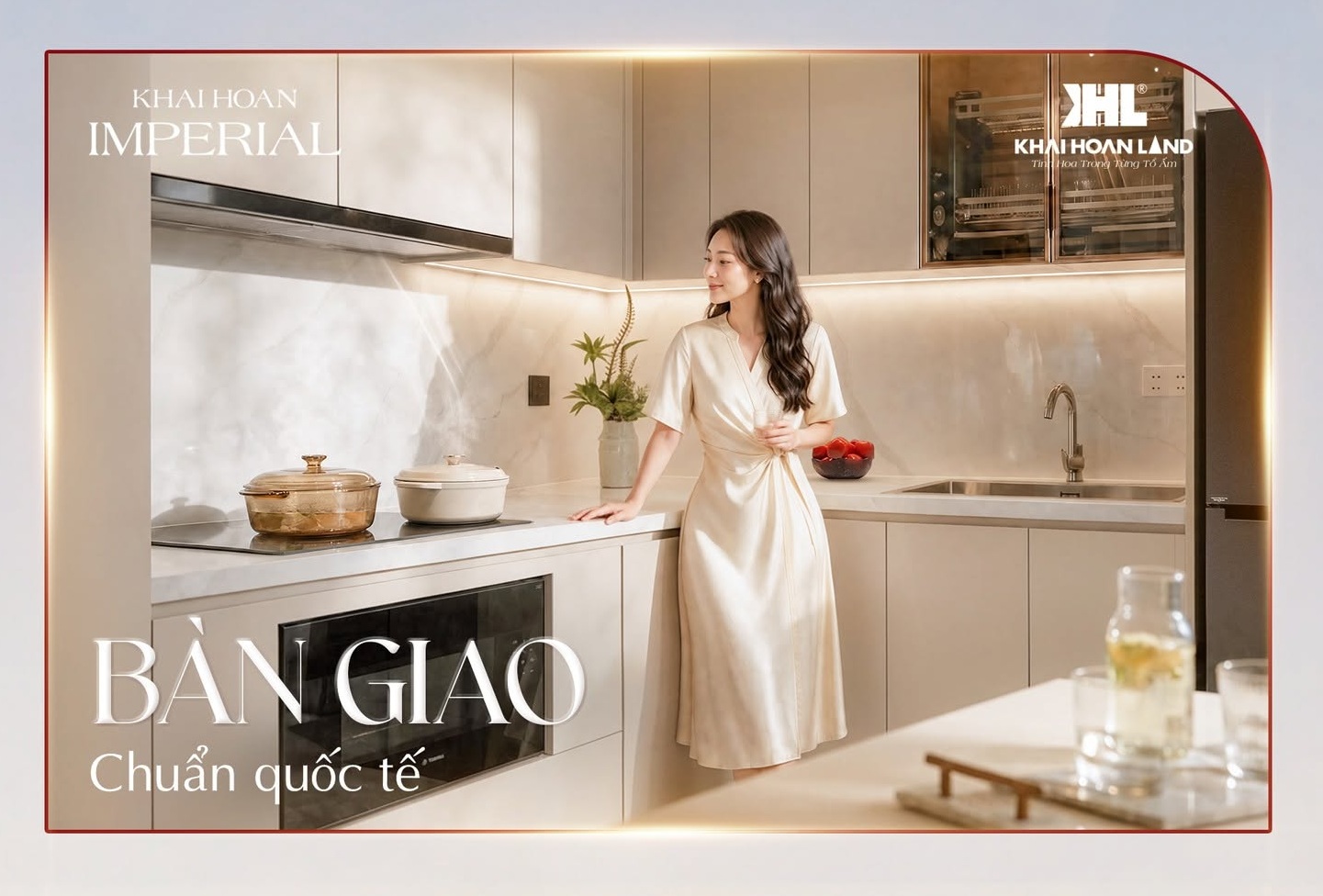 Kiềng 3 chân giá trị giúp Khải Hoàn Imperial bảo chứng niềm tin sở hữu 5 Vật liệu thương hiệu quốc tế Bosch, Duravit, Grohe, chiều cao thông thủy 3,0m, đồng bộ mọi loại căn