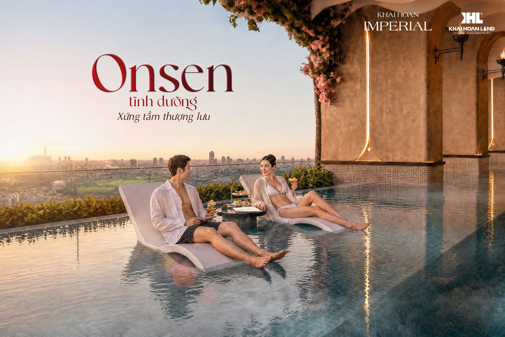 Ốc đảo nghỉ dưỡng Onsen tầng không mang lại đặc quyền chăm sóc Thân - Tâm - Trí cho cư dân 
