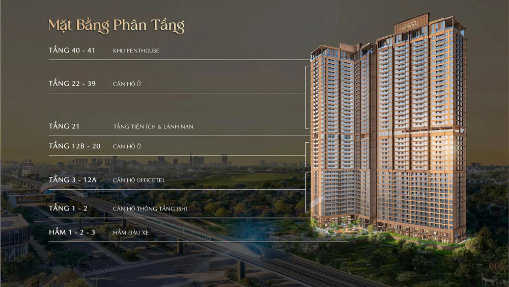 Sự phân tách không gian đa tầng thông minh mang lại trải nghiệm sống riêng tư biệt lập cho cư dân